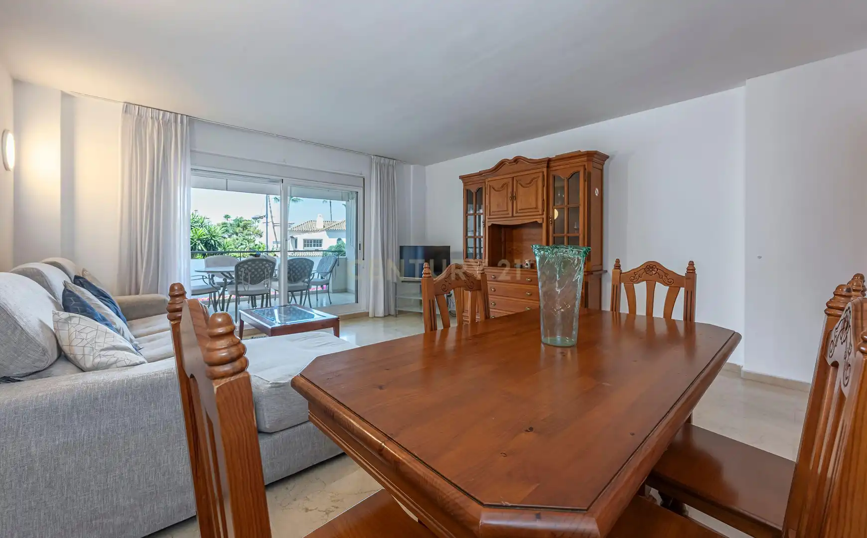 Dining room of Apartments for sale in Marbella  with Air Conditioner, Swimming Pool and Washing machine