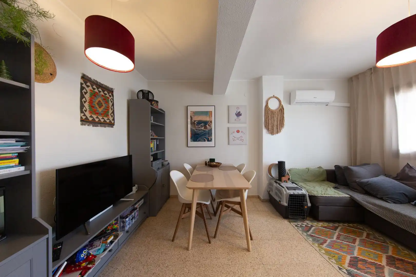 Sala d'estar de Apartament en venda en Alicante / Alacant amb Aire condicionat, Calefacció i Terrassa