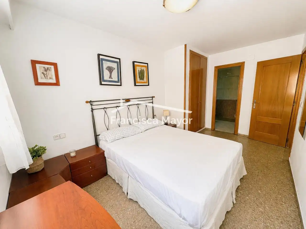 Schlafzimmer von Wohnung zum Verkauf in Valencia mit Klimaanlage, Möbliert und Alarm