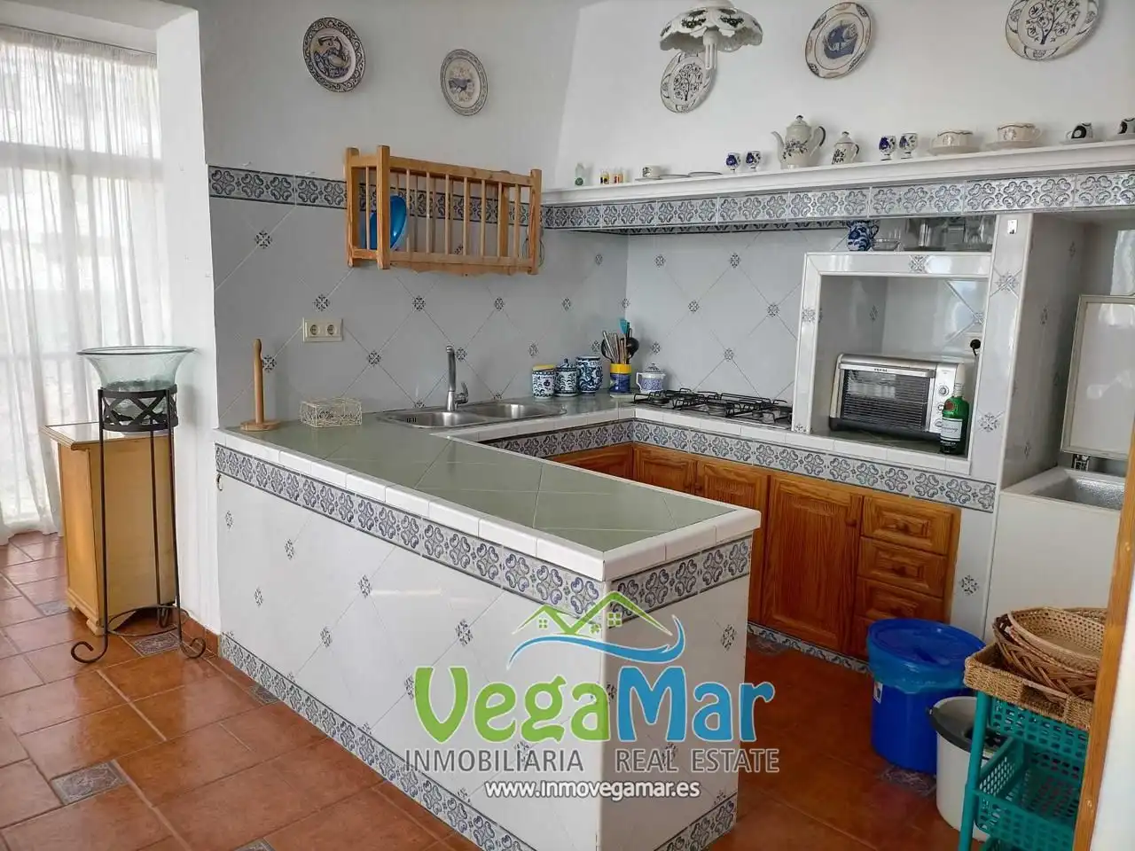 Cocina de Casa o chalet en venta en Almuñécar con Aire acondicionado, Jardín privado y Terraza