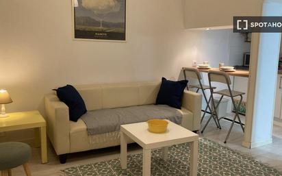 Living room of Flat to rent in  Madrid Capital  with Air Conditioner, Heating and Furnished