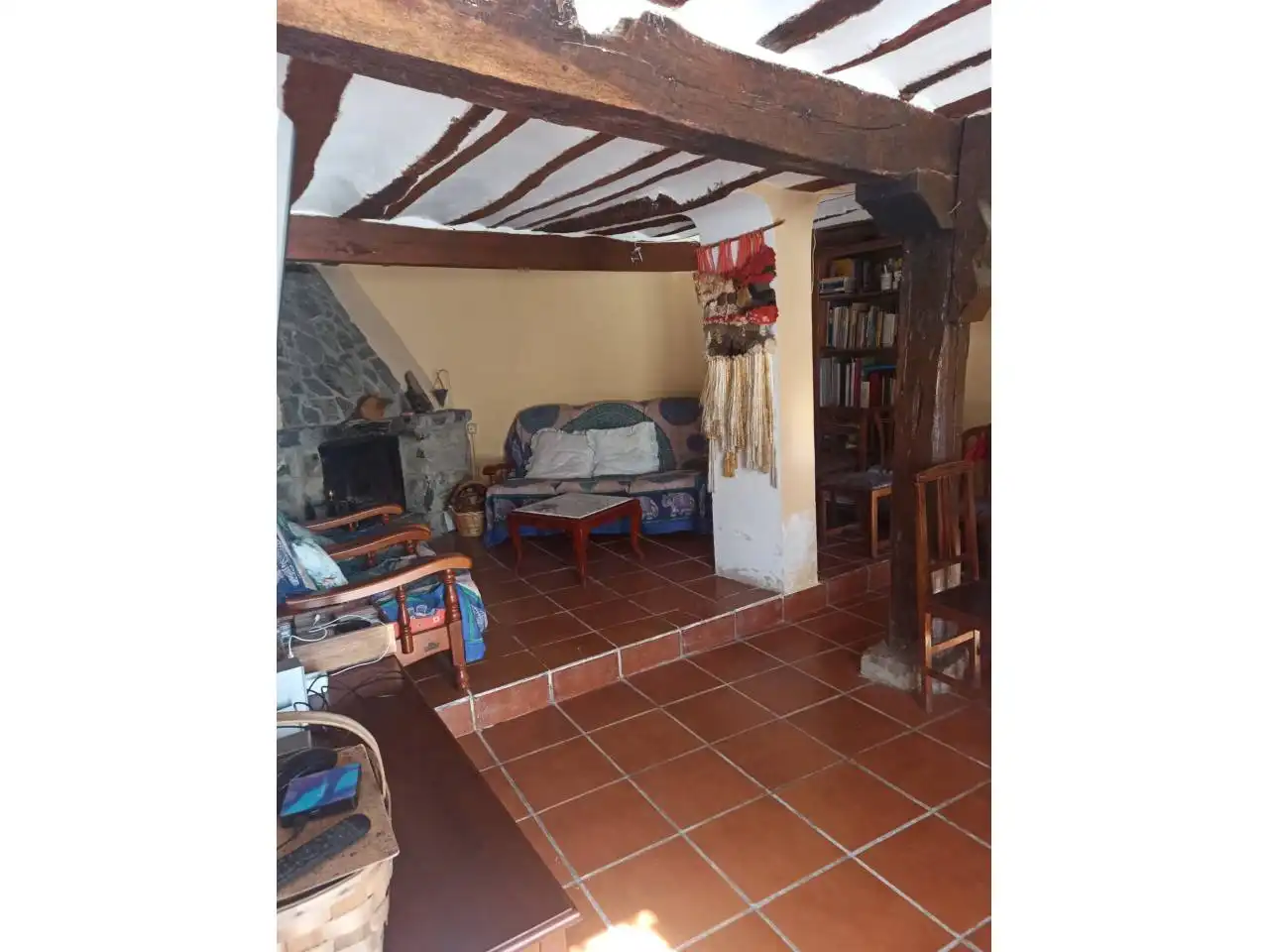 Sala d'estar de Casa o xalet en venda en Terroba amb Calefacció, Jardí privat i Moblat
