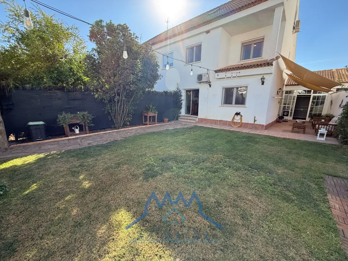 Jardín de Casa adosada en venta en Santa María - Pio XII