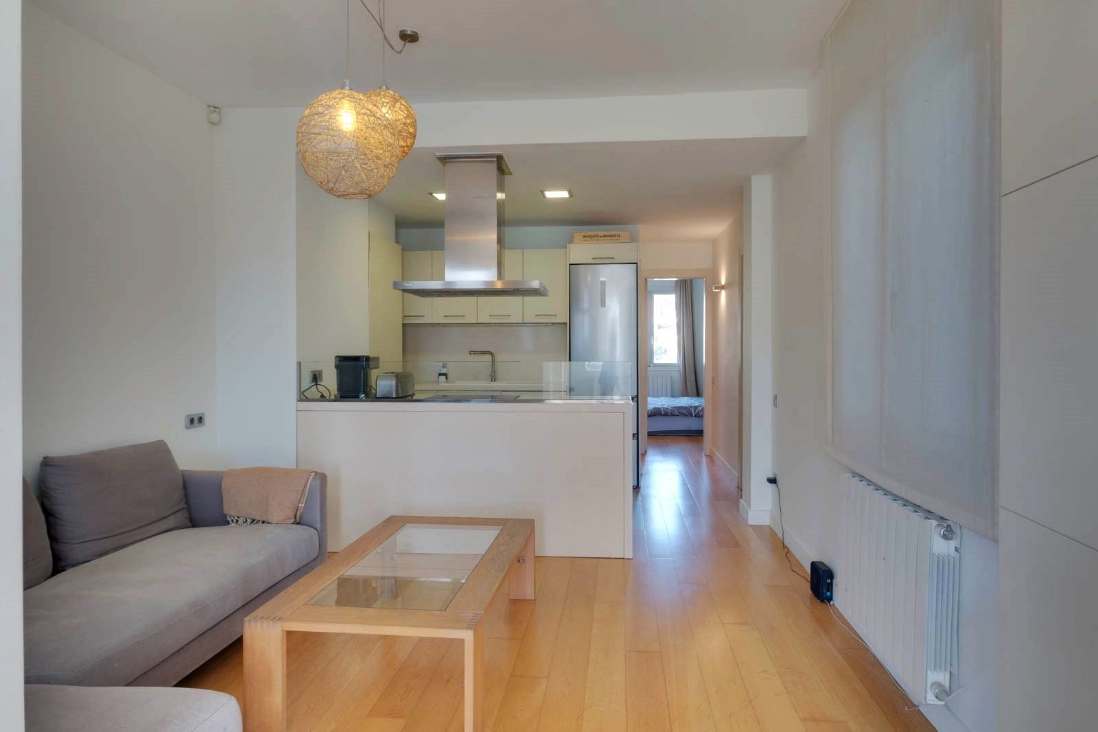 Sala de estar de Ático en venta en  Barcelona Capital con Aire acondicionado, Calefacción y Jardín privado