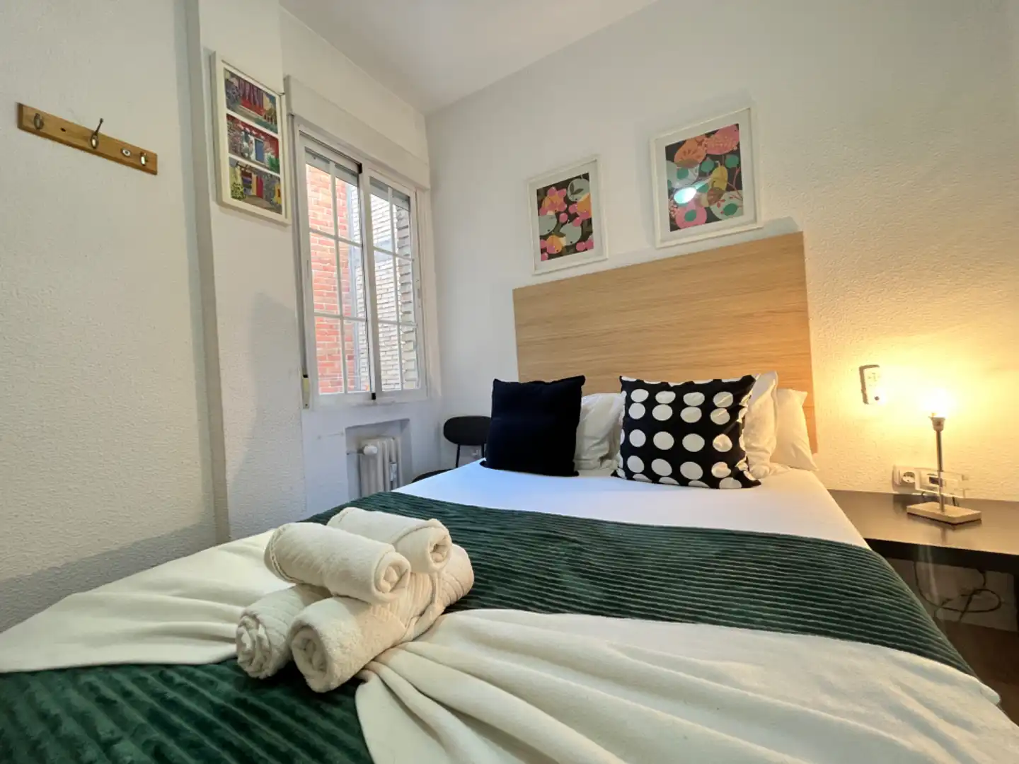 Schlafzimmer von Wohnung zur untervermieten in Madrid mit Klimaanlage, Terrasse und Möbliert