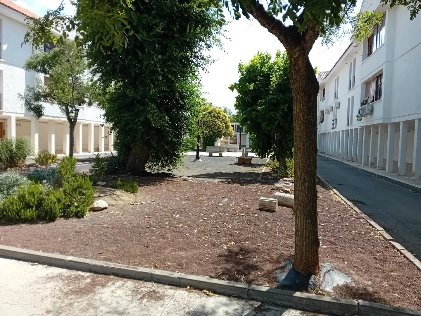 Außenansicht von Wohnung zum Verkauf in Almagro mit Klimaanlage, Heizung und Terrasse