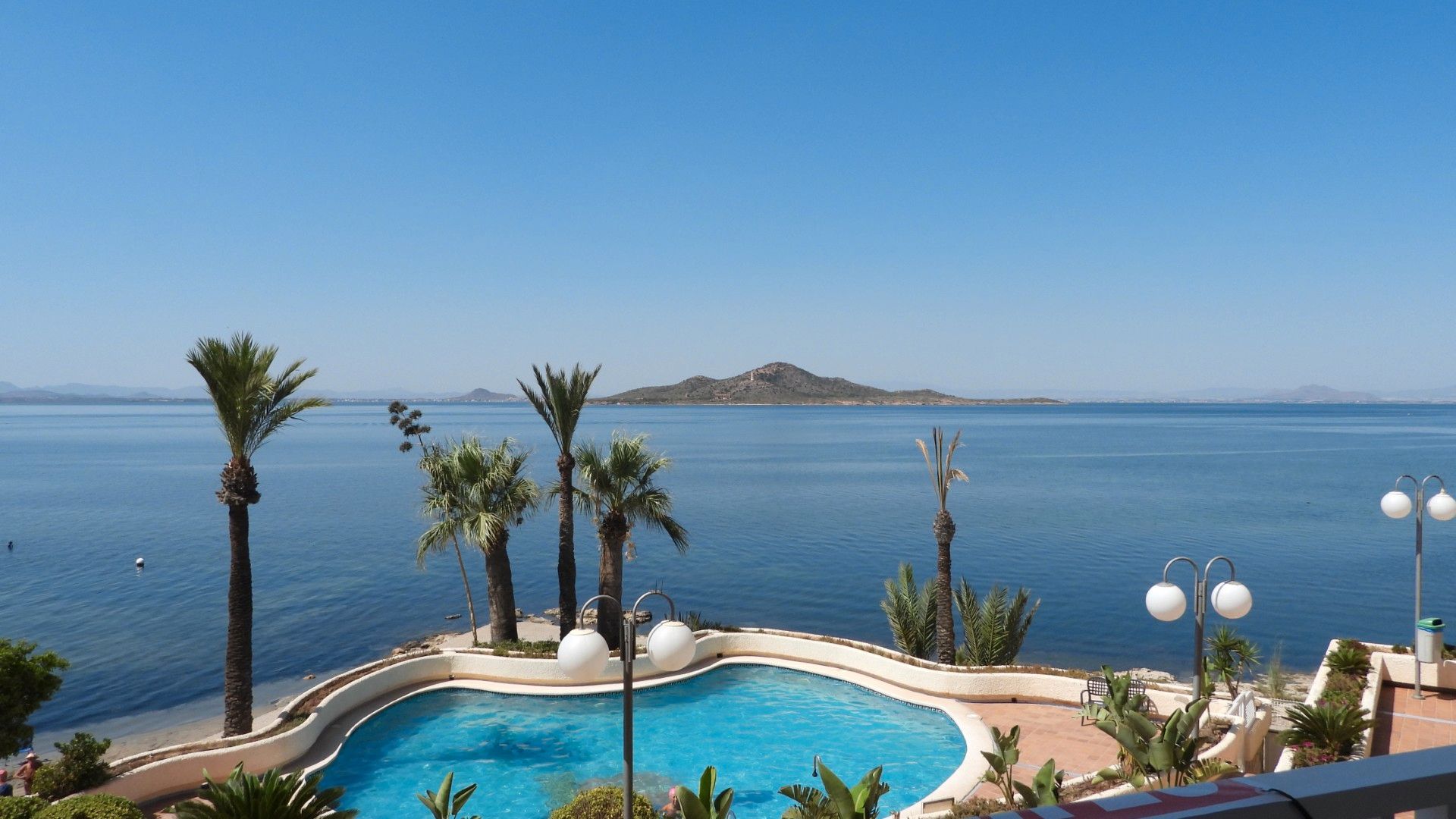 Swimming pool of Flat for sale in La Manga del Mar Menor  with Air Conditioner, Heating and Terrace