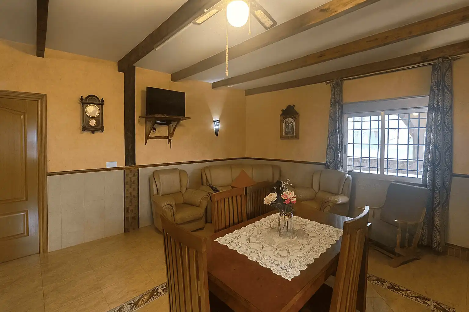 Dining room of Houses for sale in La Roda  with Private garden, Terrace and Swimming Pool