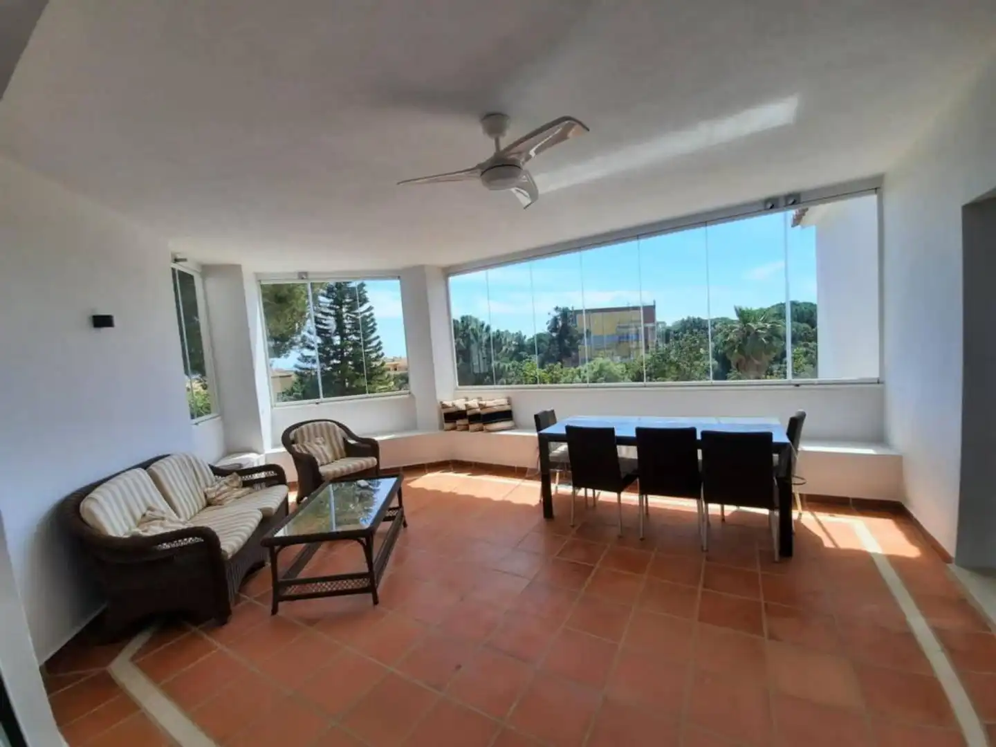 Terrassa de Casa o xalet de lloguer en Marbella amb Terrassa