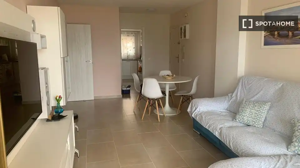 Bedroom of Flat for rent in Cullera  with Air Conditioner, Heating and Furnished