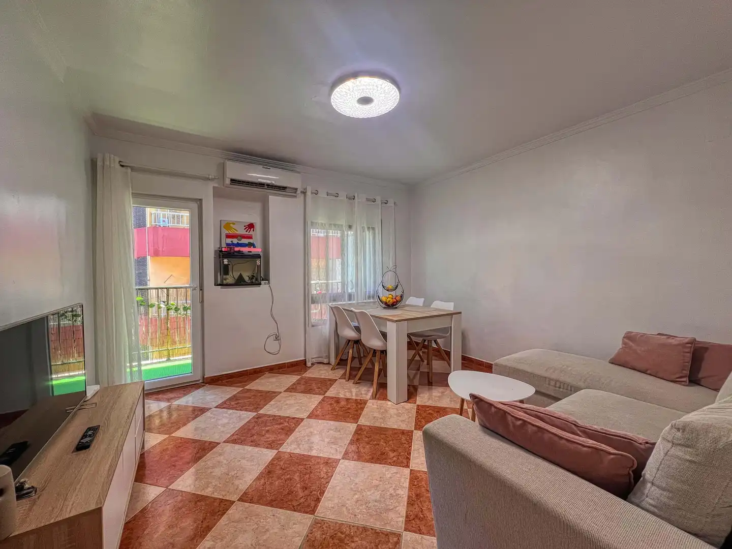 Sala de estar de Piso en venta en Dénia con Aire acondicionado, Calefacción y Terraza