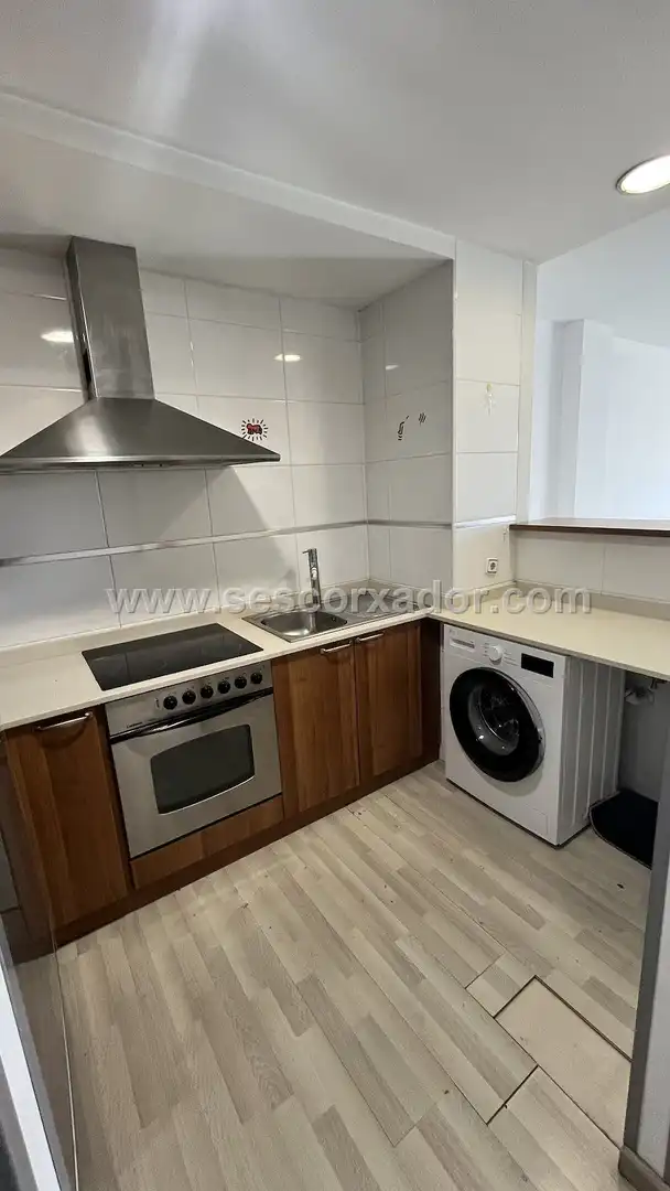 Küche von Wohnung zur Miete in  Palma de Mallorca mit Klimaanlage, Möbliert und Fernseher