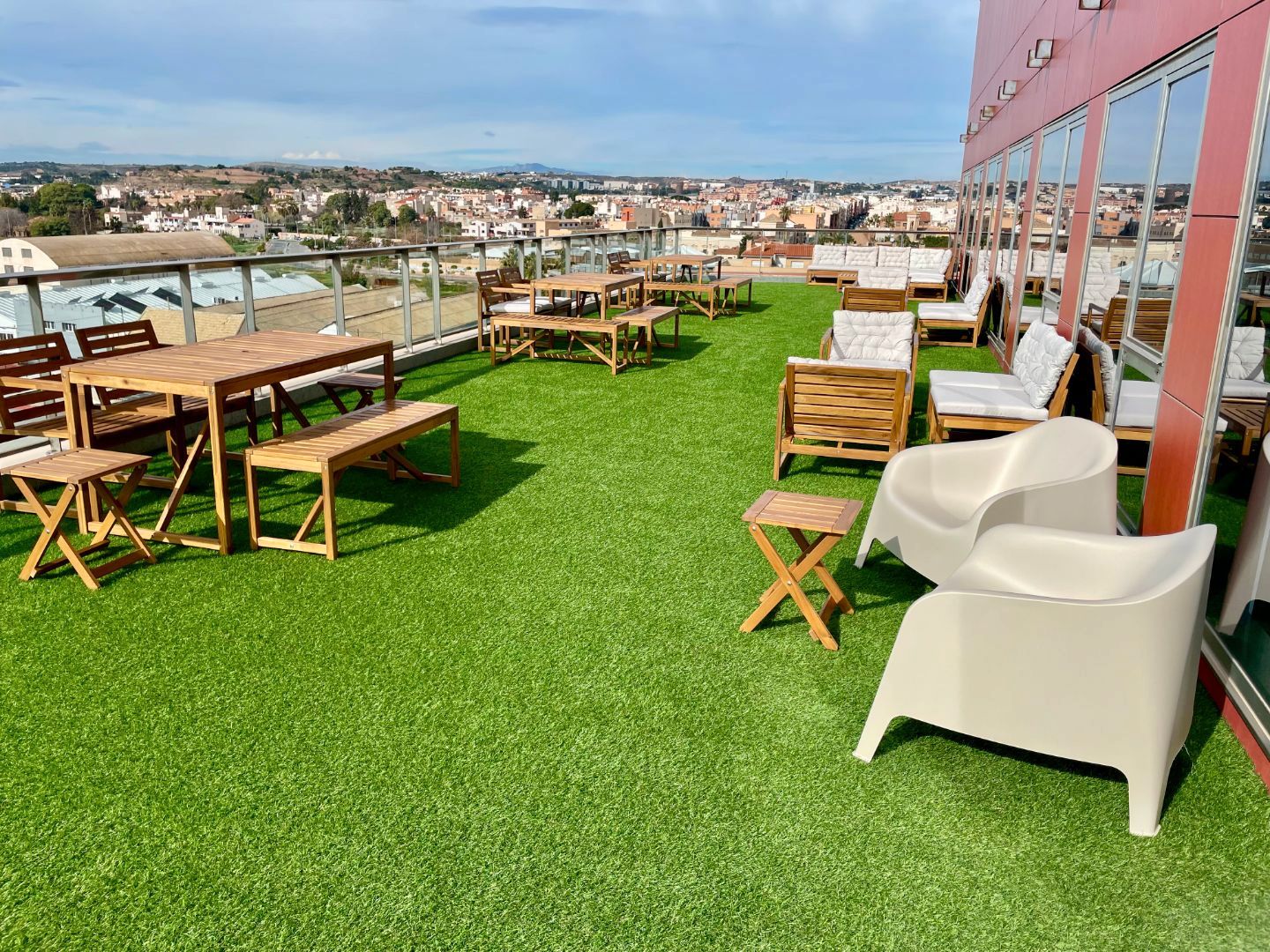 Terrace of Office for rent in  Murcia Capital  with Air Conditioner, Heating and Terrace