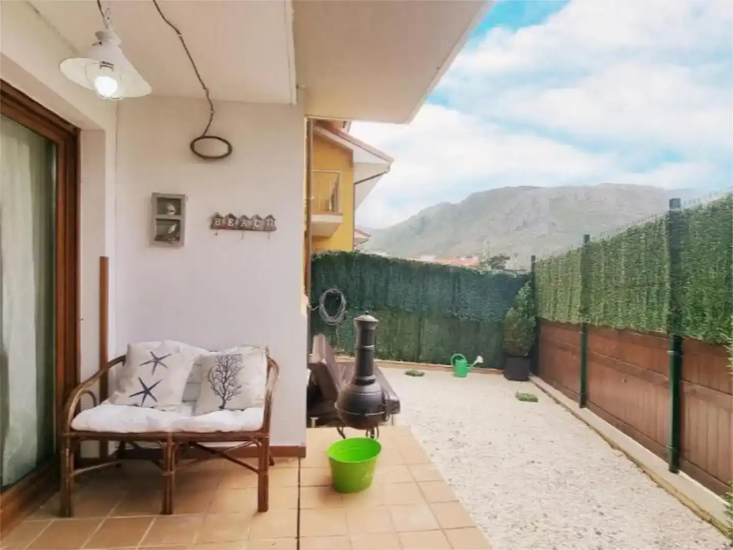Terrace of Flat for sale in Llanes  with Private garden, Parquet flooring and Furnished