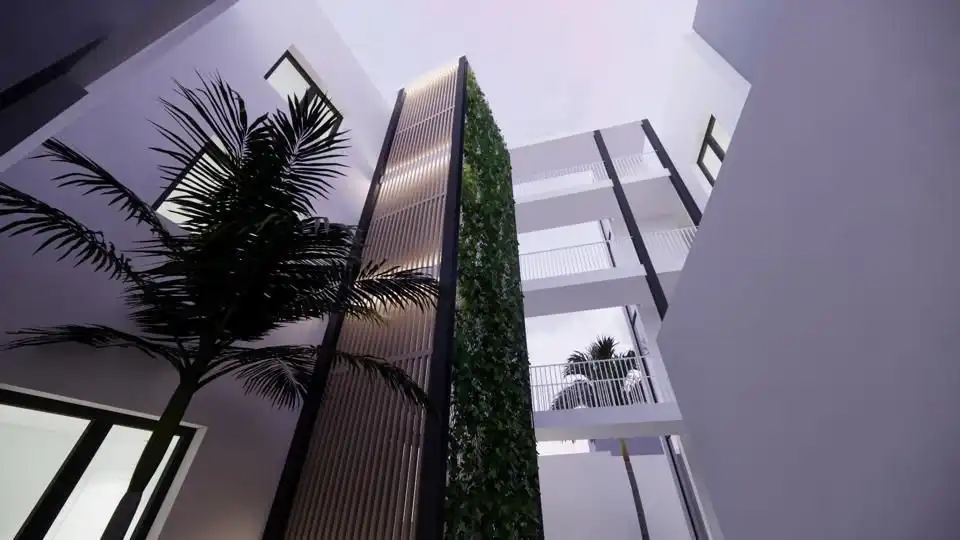 Exterior view of Apartments for sale in Málaga  with Air Conditioner, Heating and Storage room