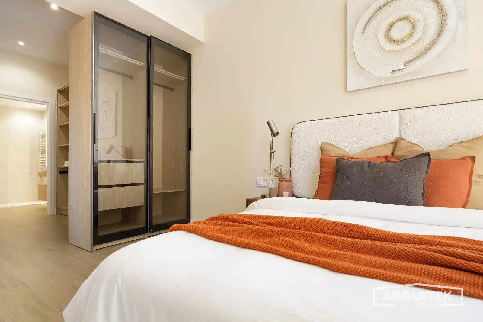 Bedroom of Flat for sale in Lleida  with Air Conditioner, Private garden and Terrace