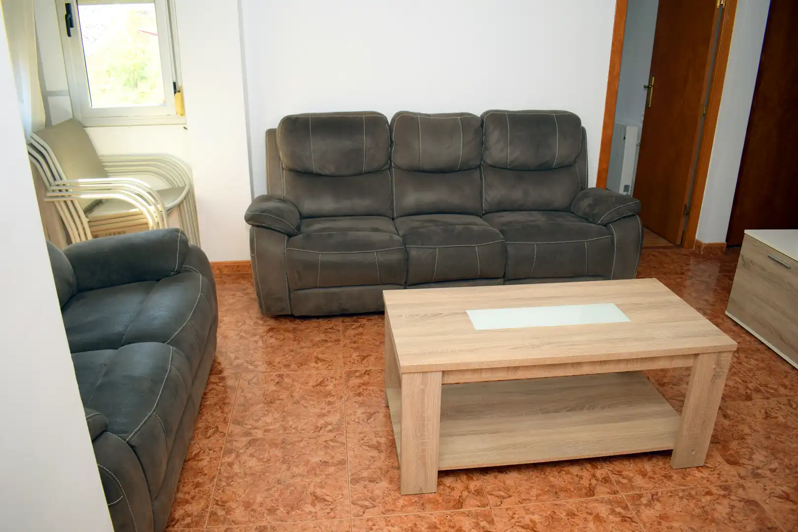 Sala de estar de Piso en venta en Terrassa con Aire acondicionado, Calefacción y Parquet