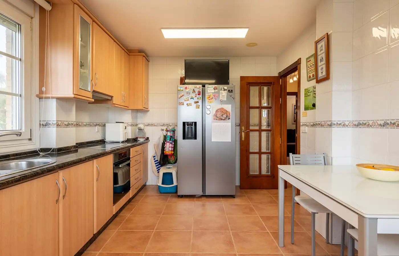 Cocina de Casa o chalet en venta en Oleiros con Calefacción, Jardín privado y Parquet