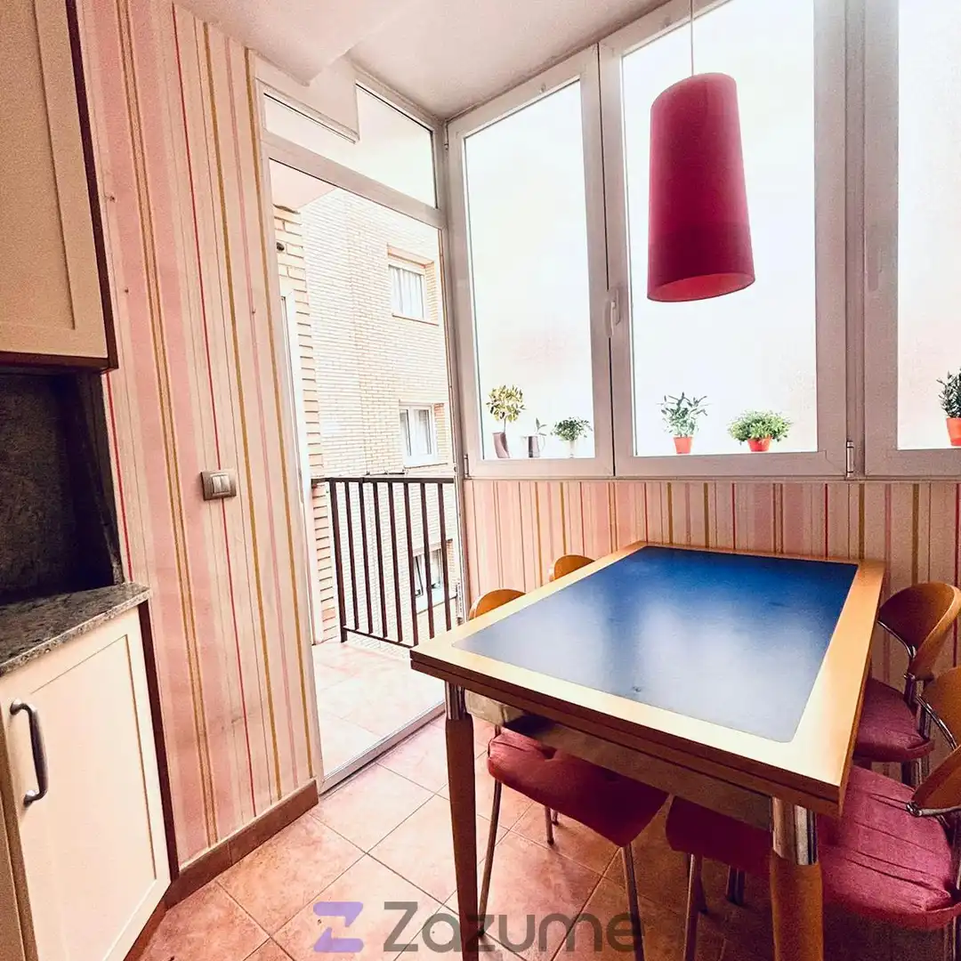 Terraza de Apartamento de alquiler en Zaragoza con Aire acondicionado, Calefacción y Parquet