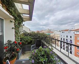 Terrace of Attic for sale in  Madrid Capital  with Air Conditioner, Heating and Private garden