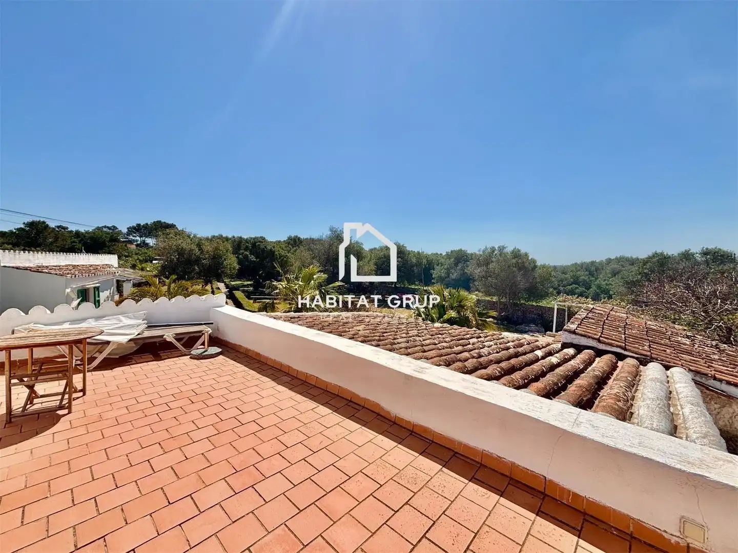Terrasse von Haus oder Chalet zum Verkauf in Sant Lluís mit Klimaanlage, Heizung und Privatgarten