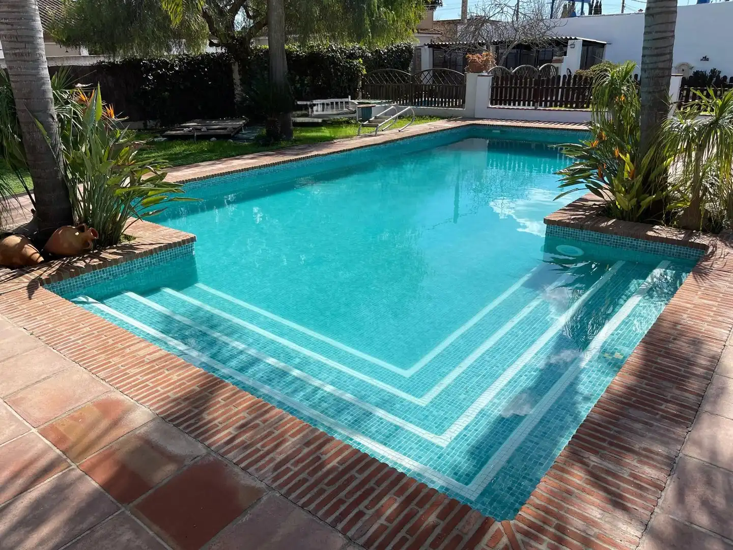 Piscina de Casa o xalet en venda en El Puerto de Santa María amb Jardí privat, Terrassa i Piscina