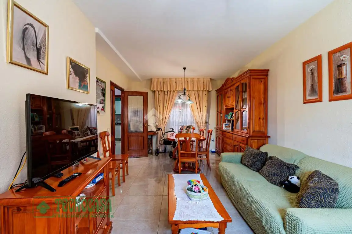 Sala de estar de Casa adosada en venta en Roquetas de Mar