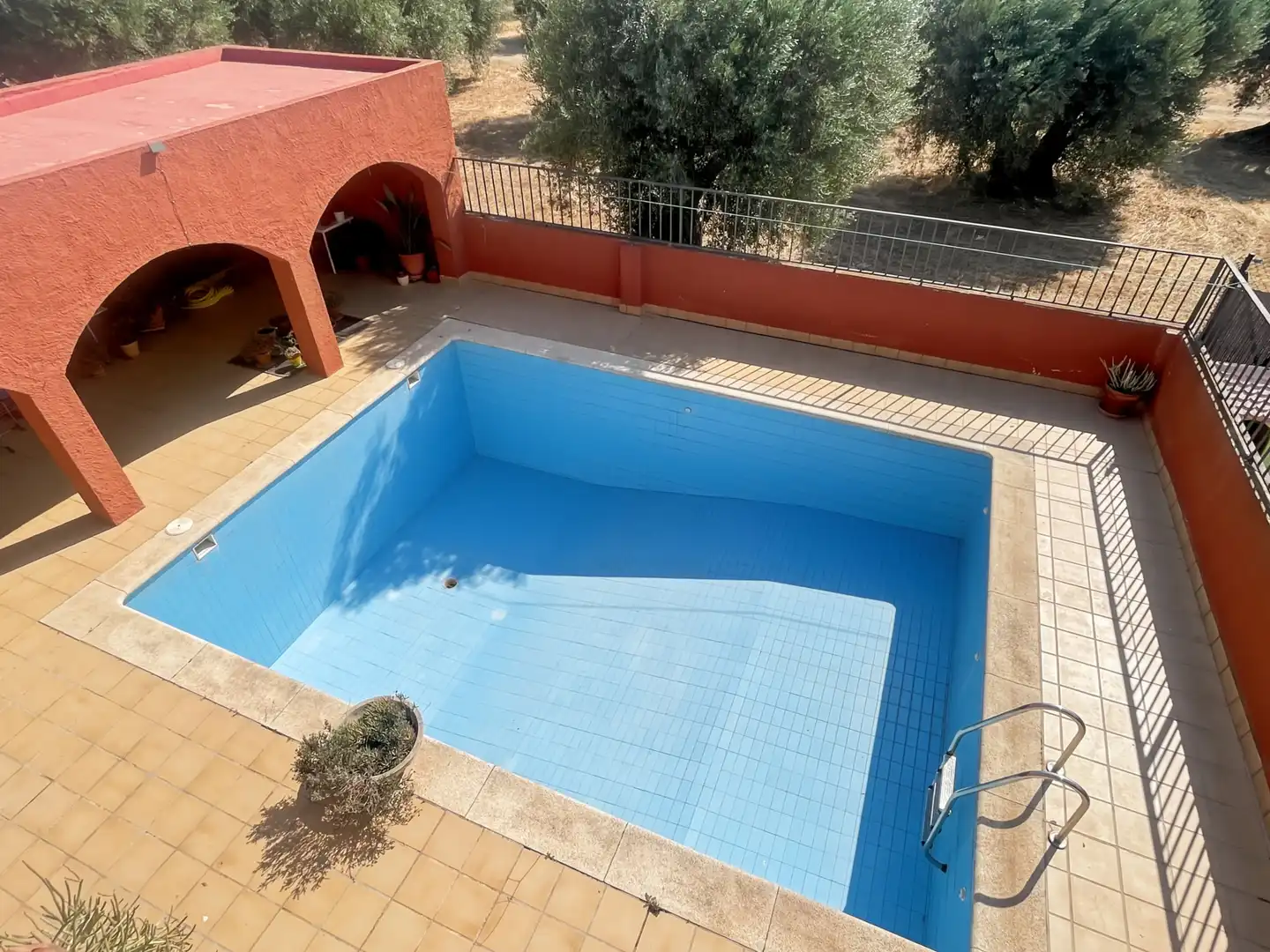 Swimming pool of Houses for sale in Llers  with Heating, Terrace and Storage room
