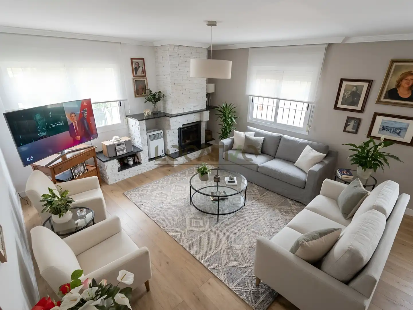 Sala de estar de Casa o chalet en venta en Quijorna con Calefacción, Jardín privado y Terraza