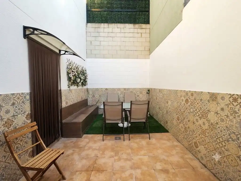Terraza de Casa o chalet en venta en Plasencia con Aire acondicionado y Jardín privado