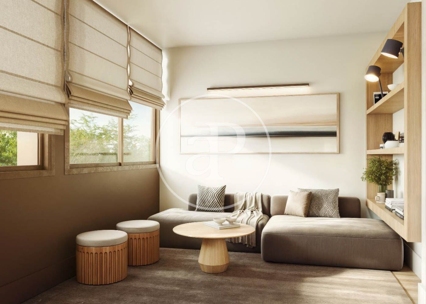 Living room of Flat for sale in  Barcelona Capital  with Air Conditioner and Heating