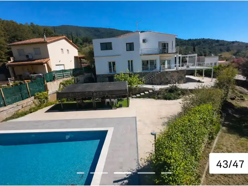 Schwimmbecken von Wohnung zur Miete in Sant Gregori mit Klimaanlage, Privatgarten und Parkett