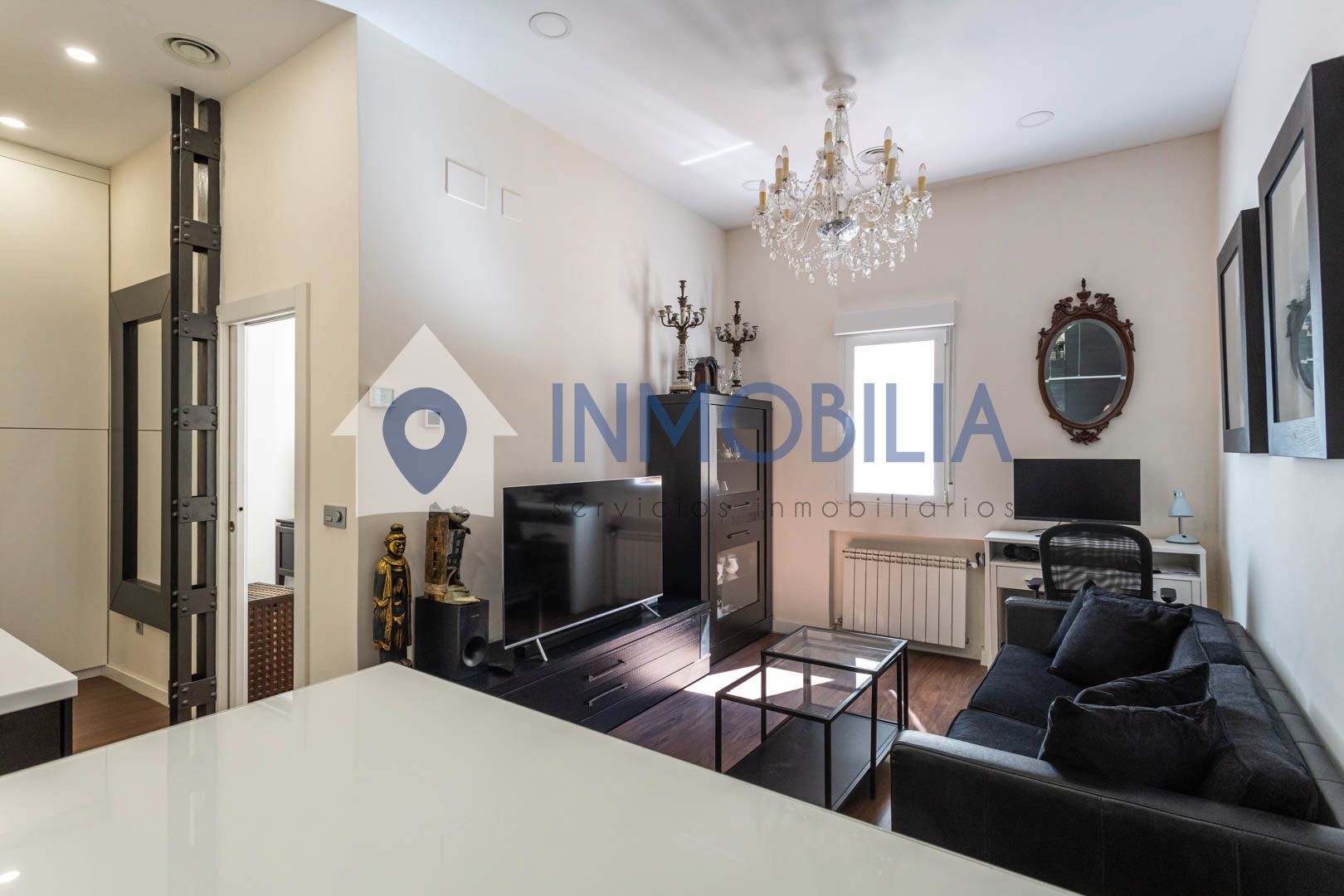 Living room of Flat for sale in  Madrid Capital  with Air Conditioner and Heating