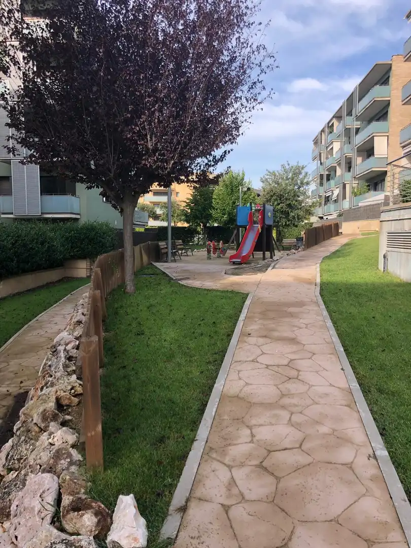 Parking of Flat for sale in Sant Cugat del Vallès  with Heating, Parquet flooring and Swimming Pool