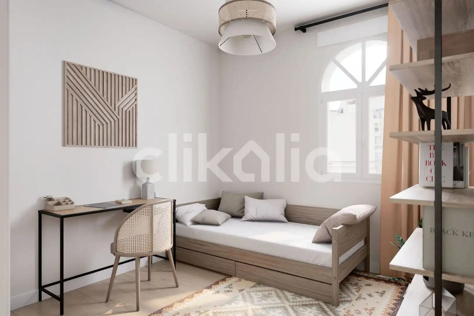 Bedroom of Flat for sale in Sevilla  with Air Conditioner and Private garden