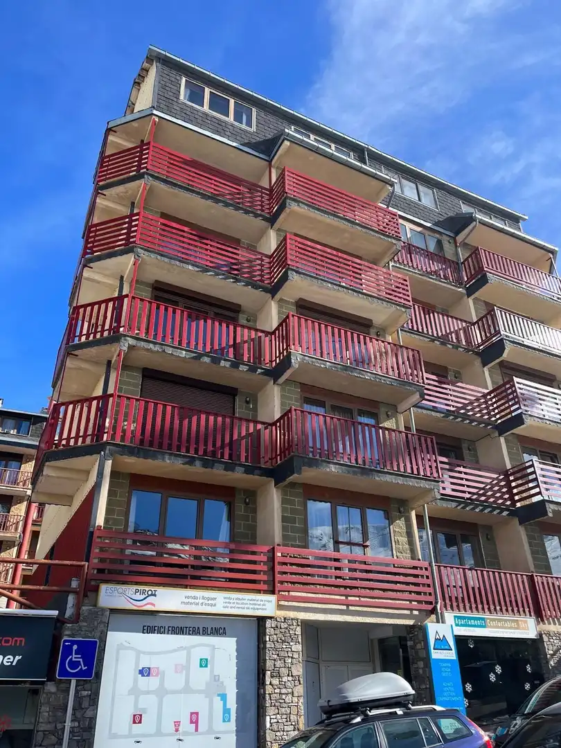 Terraza de Estudio de alquiler en Encamp con Calefacción, Parquet y Amueblado