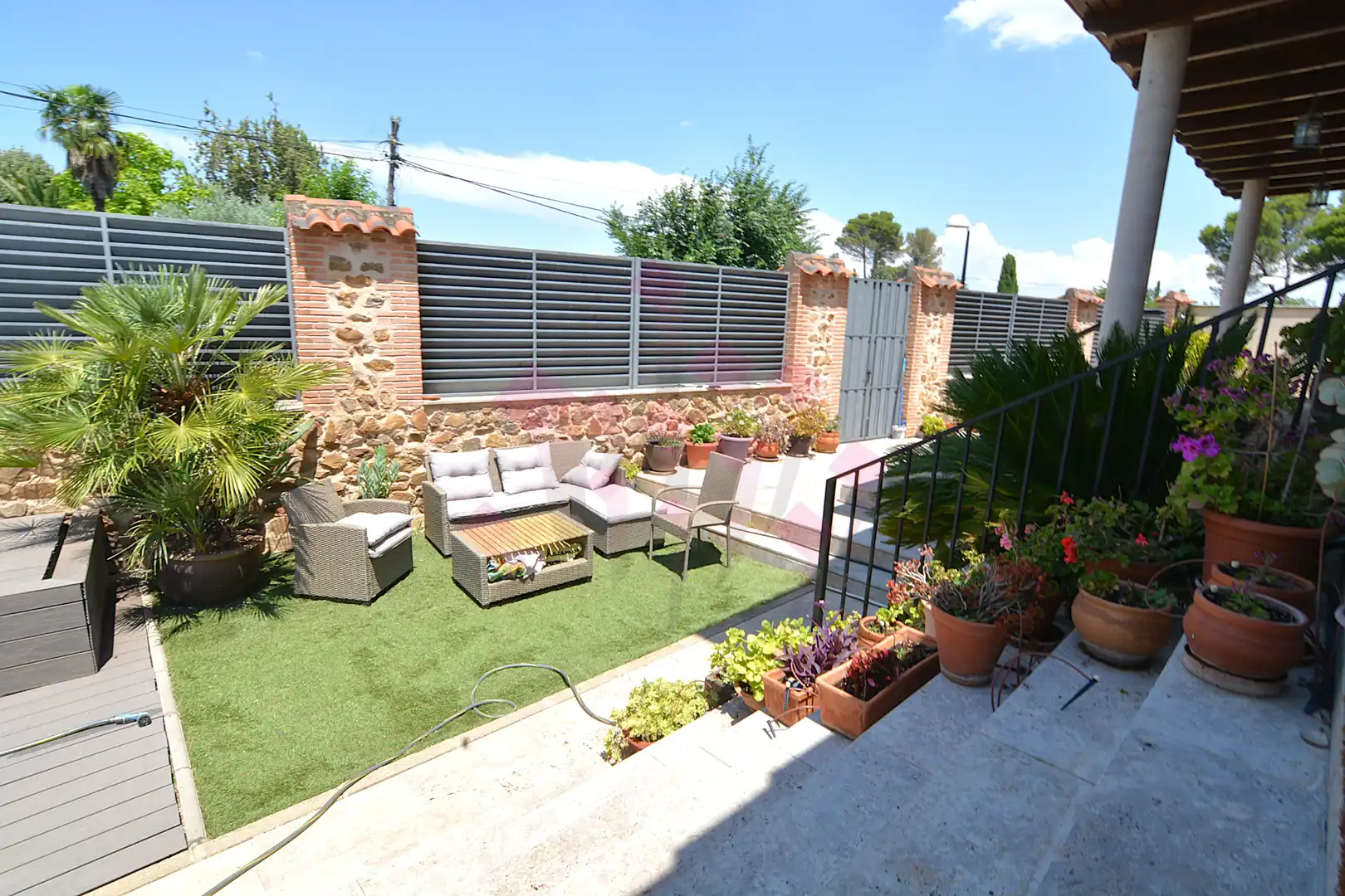 Terrassa de Casa o xalet en venda en Ciudad Real amb Aire condicionat, Calefacció i Jardí privat