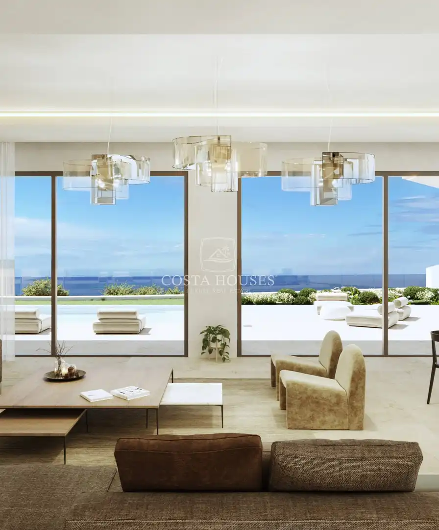 Sala d'estar de Casa o xalet en venda en Jávea / Xàbia amb Aire condicionat, Jardí privat i Terrassa