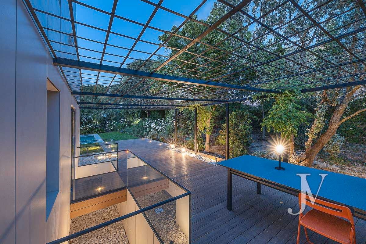 Terraza de Casa o chalet en venta en Las Rozas de Madrid con Aire acondicionado, Calefacción y Jardín privado