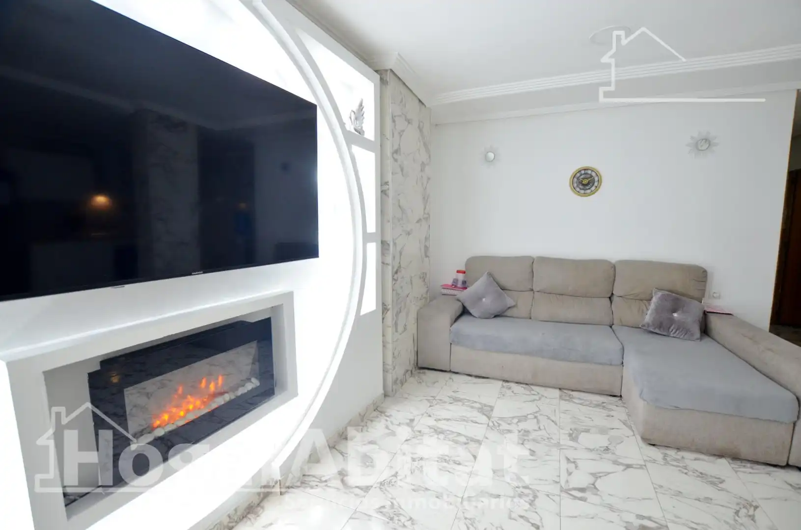 Sala d'estar de Casa o xalet en venda en Alicante / Alacant amb Aire condicionat, Calefacció i Terrassa