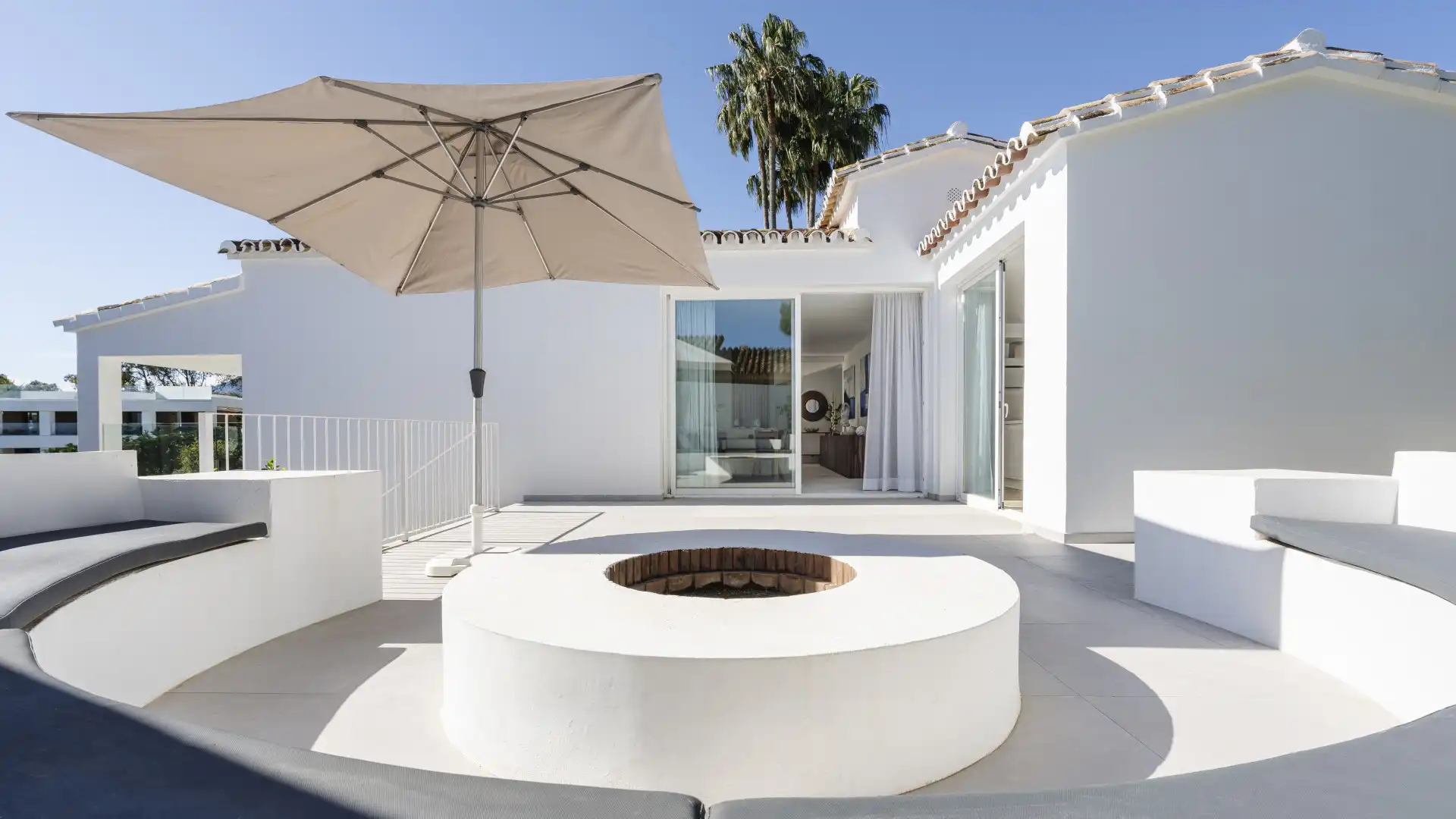 Terraza de Casa o chalet en venta en Marbella con Jardín privado y Piscina