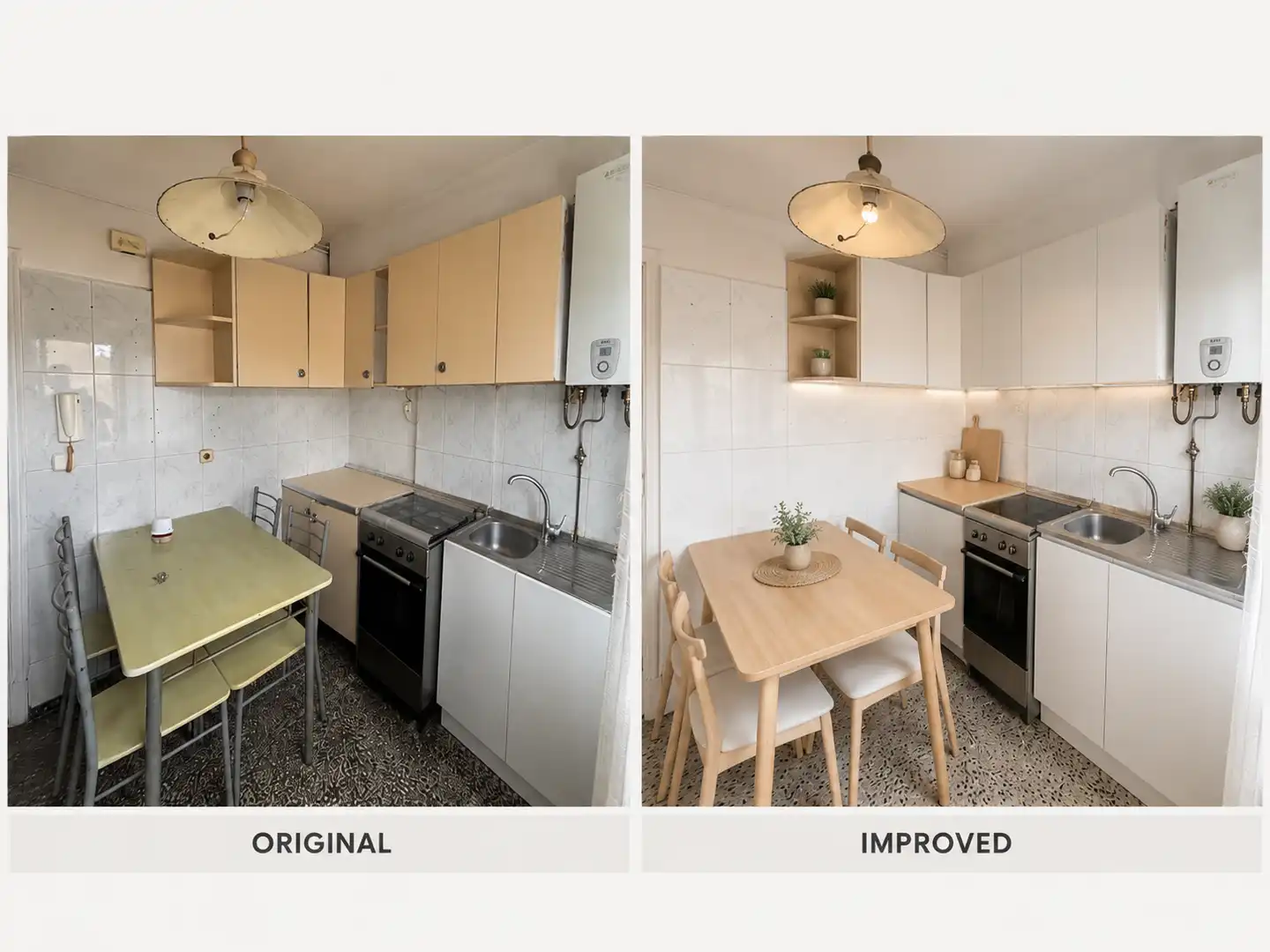 Küche von Wohnung zum Verkauf in Vigo  mit Möbliert