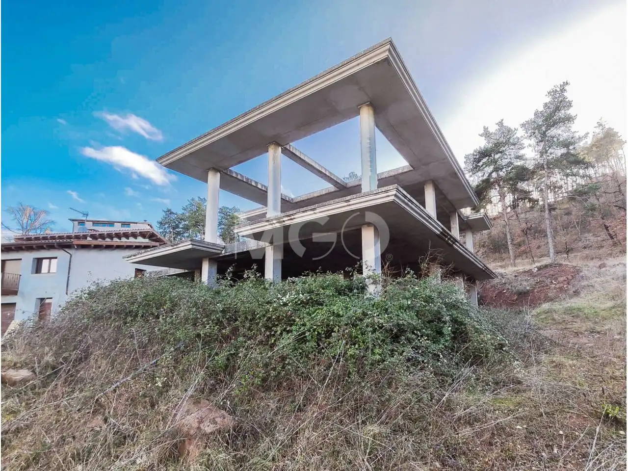 Vista exterior de Casa o xalet en venda en Muntanyola amb Terrassa