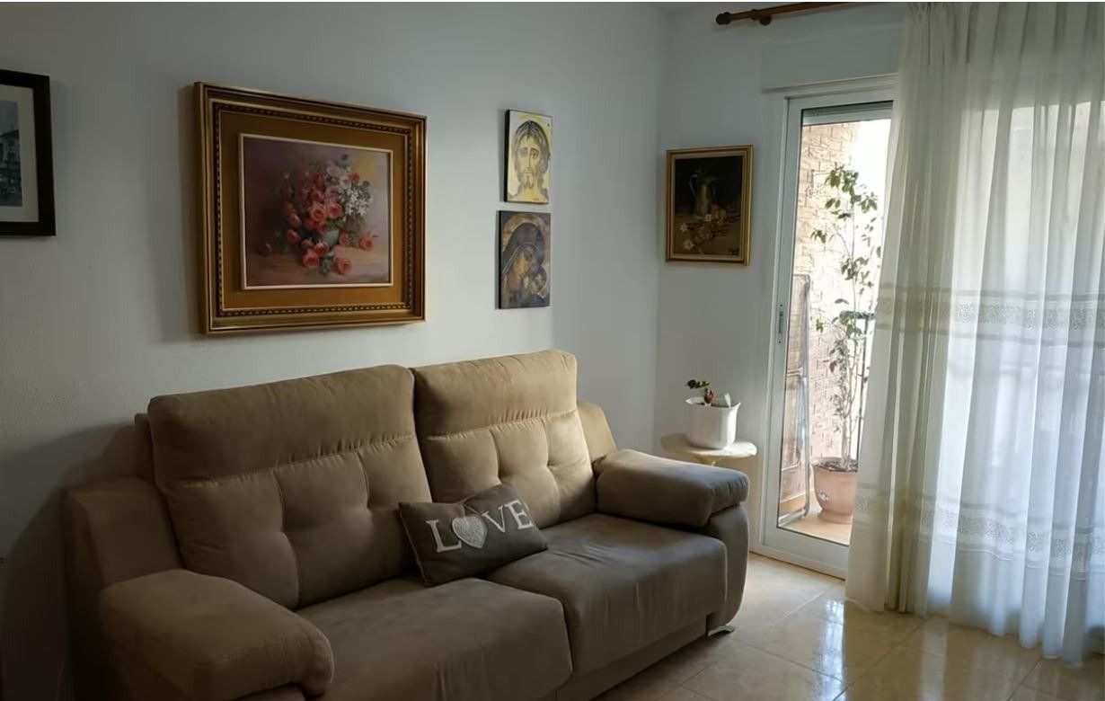 Living room of Flat to rent in Alicante / Alacant  with Air Conditioner, Heating and Balcony