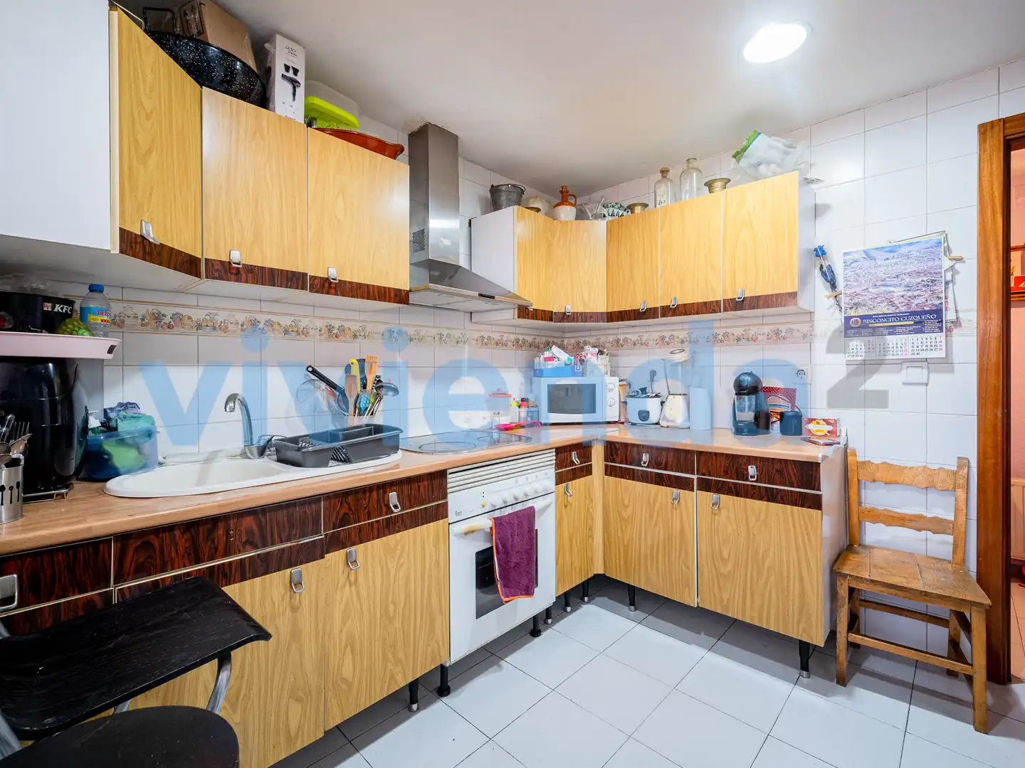 Kitchen of Flat for sale in Madrid  with Heating