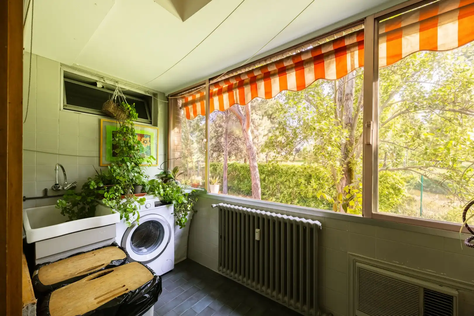 Balcony of Flat for sale in Madrid  with Air Conditioner, Heating and Terrace