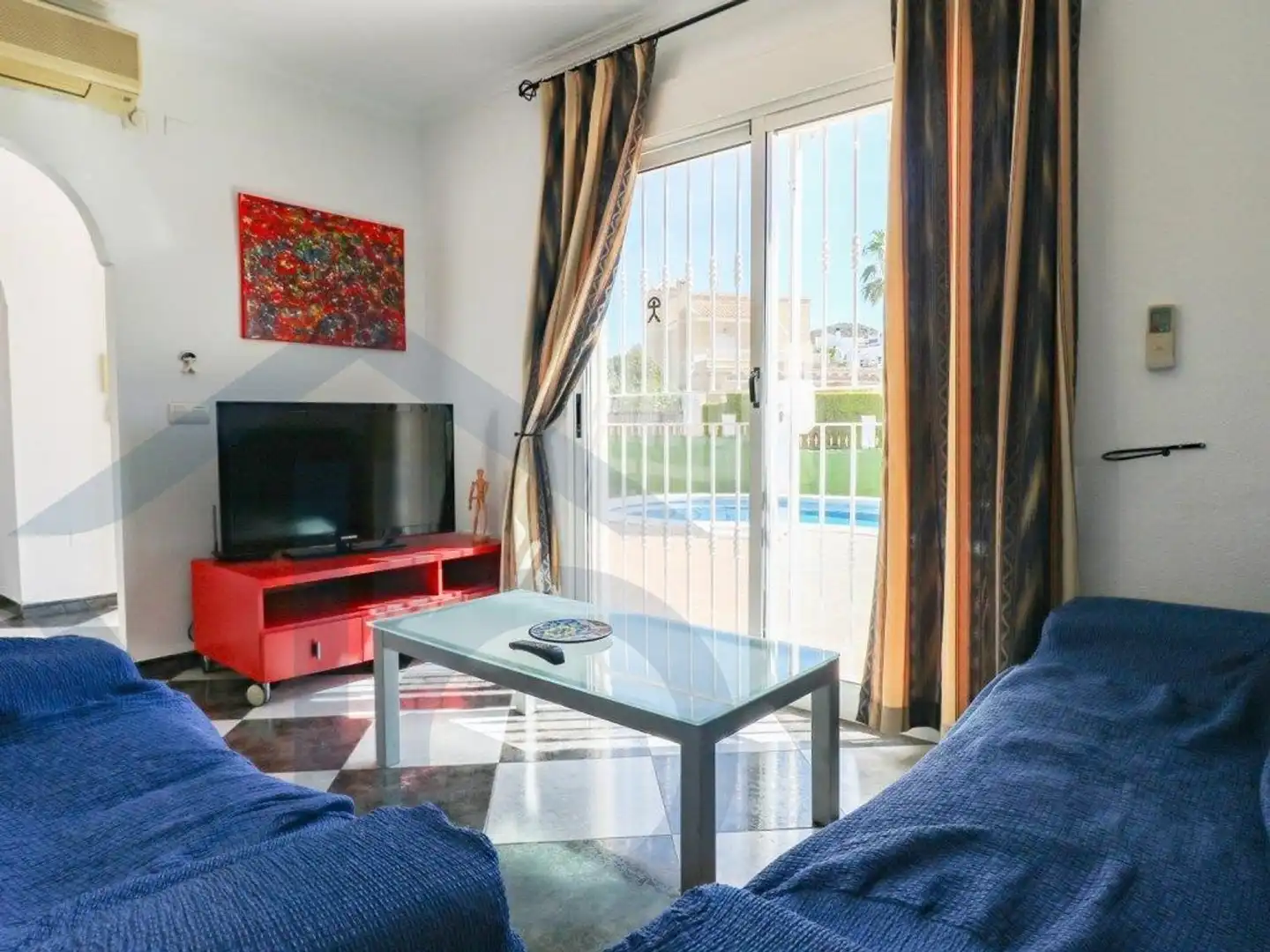 Wohnzimmer von Haus oder Chalet zum Verkauf in Pulpí mit Klimaanlage, Terrasse und Schwimmbad
