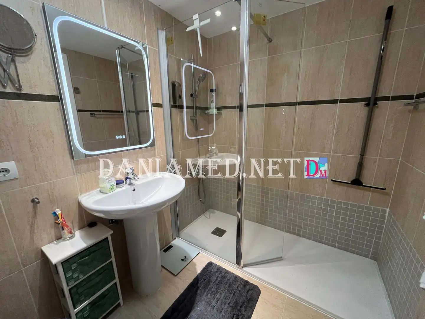 Badezimmer von Wohnungen zum Verkauf in Els Poblets mit Klimaanlage, Heizung und Privatgarten