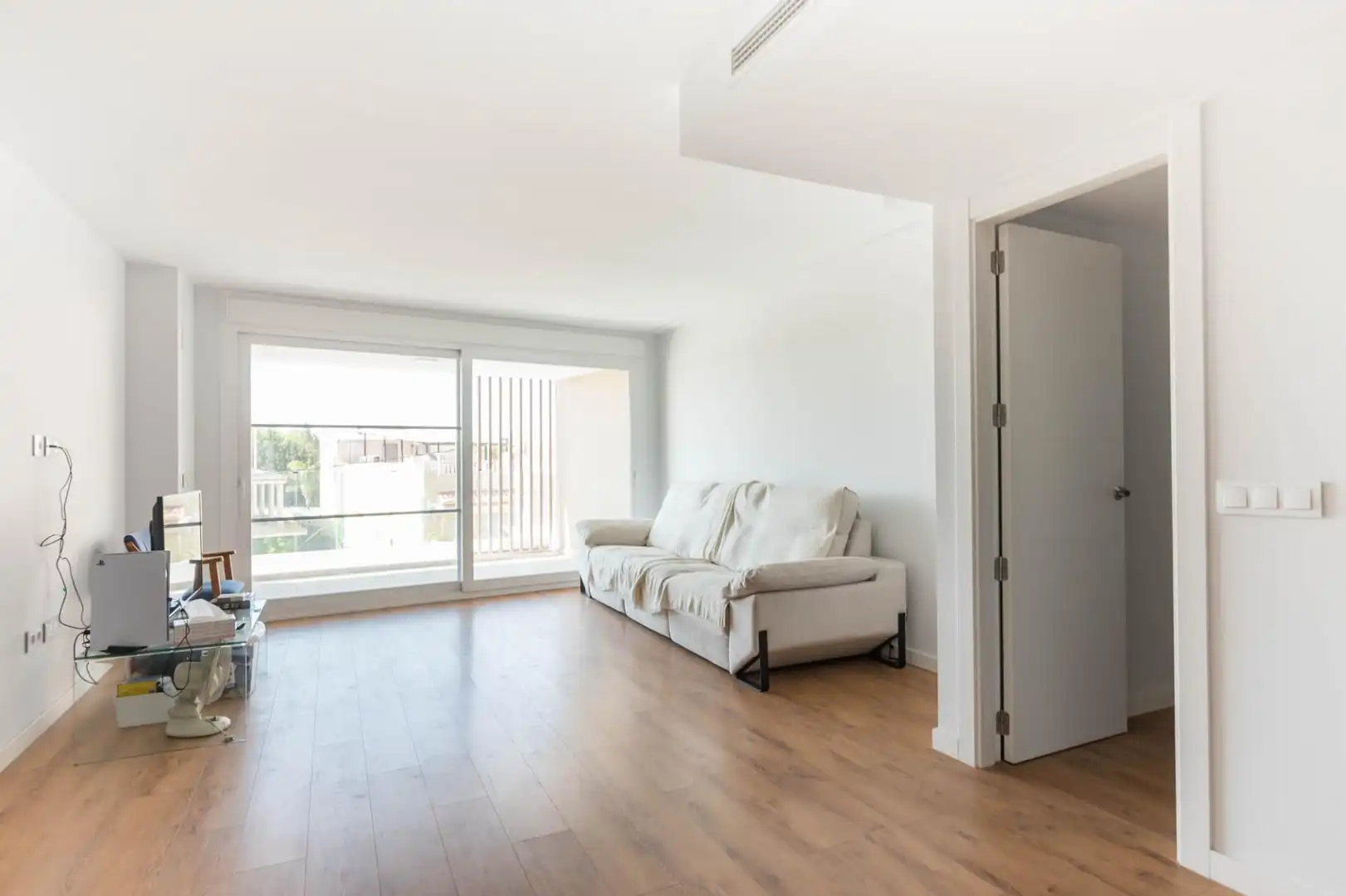 Living room of Flat for sale in Murcia  with Air Conditioner, Terrace and Storage room