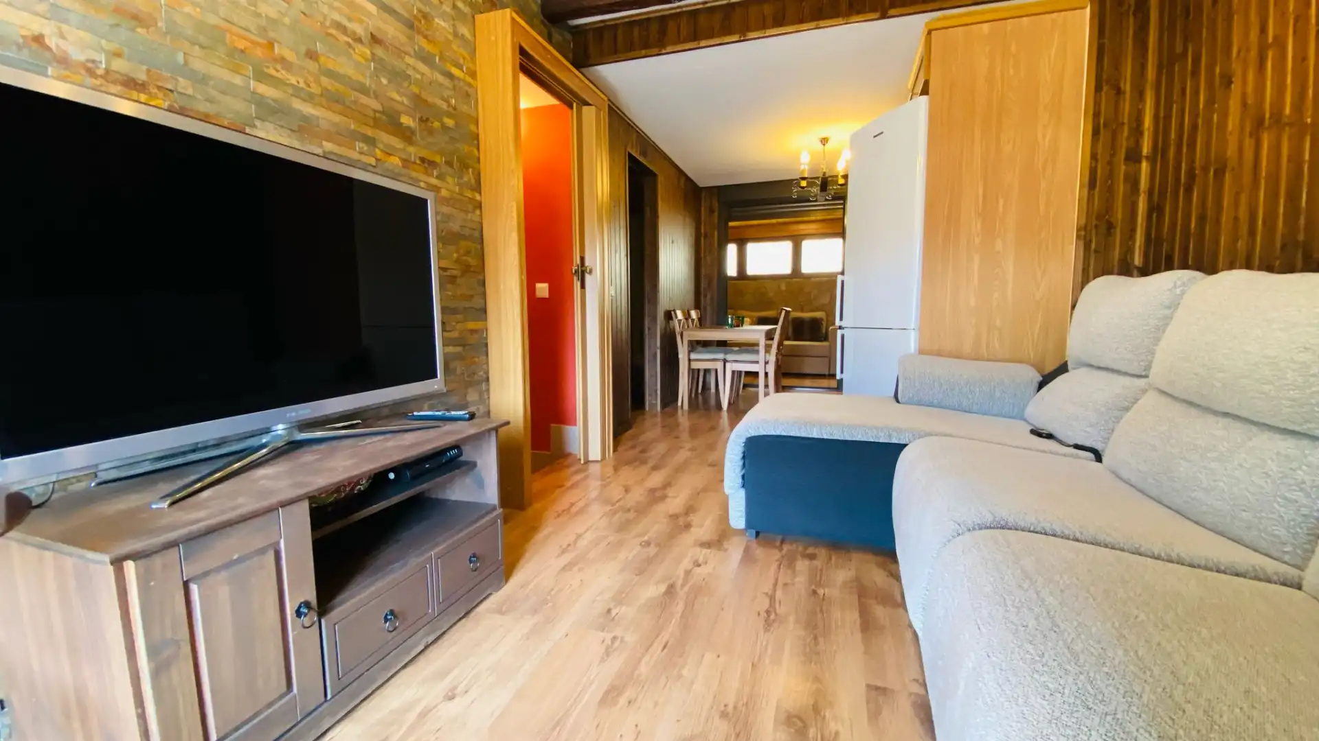 Sala de estar de Casa o chalet en venta en Valdelinares con Trastero, Amueblado y Balcón